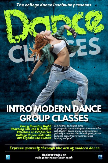 Dance Club Flyer | Clases de baile, Tecnicas de creatividad, Portadas ...