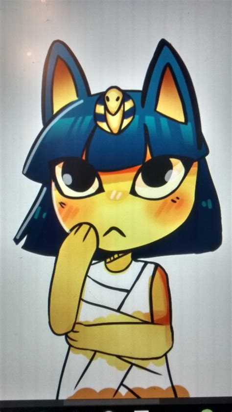 Ankha [animal crossing] by Gabreyes on DeviantArt