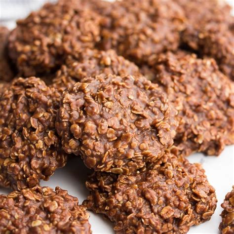 Vegan No Bake Cookies - Nora Cooks