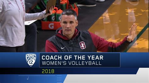 Stanford's Kevin Hambly secures Pac-12 Women's Volleyball Coach of the Year honors - YouTube