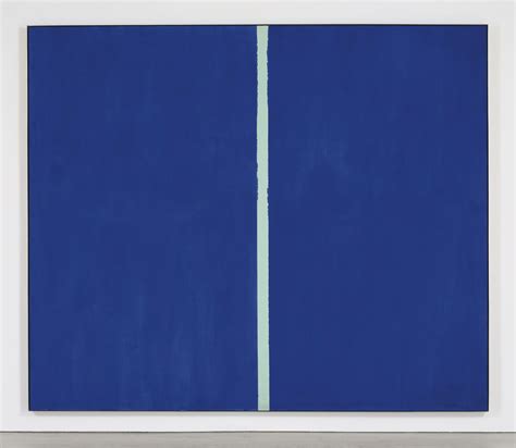 Barnett Newman, "Onement VI", 1950. | Barnett newman, Art painting oil, Mark rothko paintings