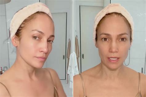 Jennifer Lopez Goes Makeup Free to Show How She Prepped for the MET