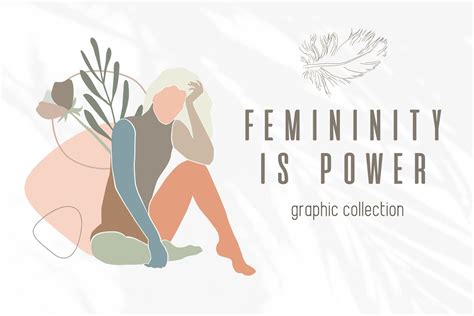 Femininity modern graphic collection | Graphic illustration, Graphic, Illustration