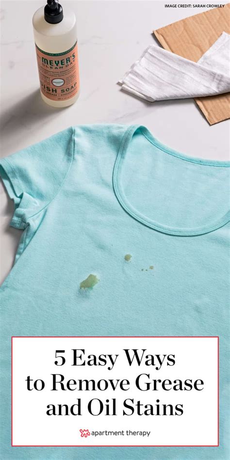 How to Get Oil Stains Out of Clothes, Step by Step With Pictures | Apartment Therapy