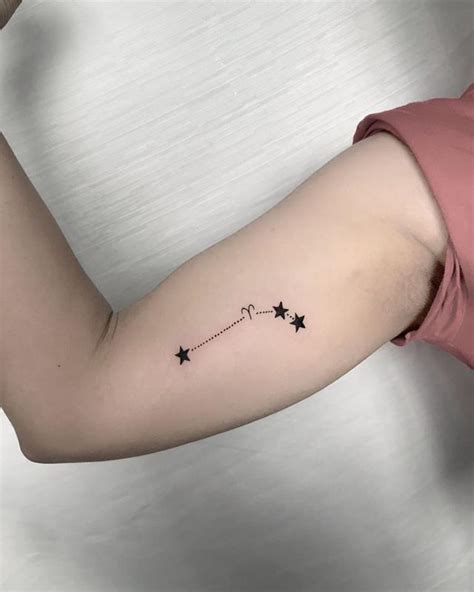 Discover more than 70 aries star sign constellation tattoo best - vova ...