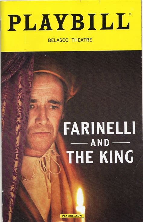 THEATRE'S LEITER SIDE: 133 (2017-2018): Review: FARINELLI AND THE KING (seen December 19, 2017)