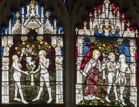 York Minster, East Window, 15 h,j | Adam & Eve: Temptation a… | Flickr