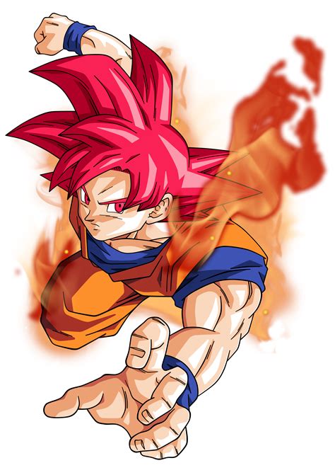 Dessin De Goku Ssj God | Images and Photos finder