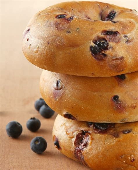 Blueberry Bagel - Prepared Food Photos, Inc.