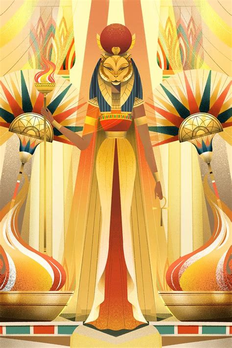 Gods and Goddesses of Ancient Egypt: Egyptian Mythology on Behance | Ancient egyptian gods ...