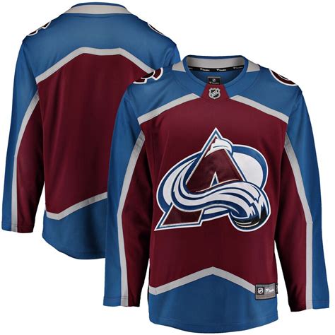 Men's Colorado Avalanche Fanatics Branded Burgundy Breakaway - Blank Jersey