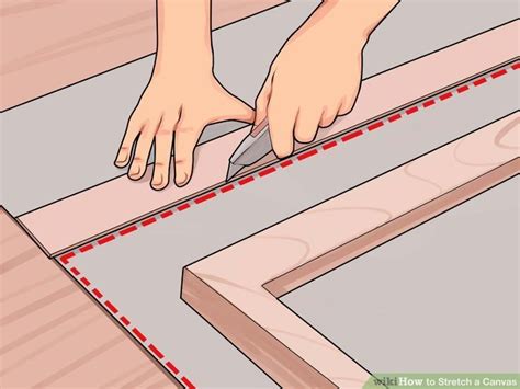 How to Stretch a Canvas: 15 Steps (with Pictures) - wikiHow | Diy canvas frame, Canvas, Stretch ...