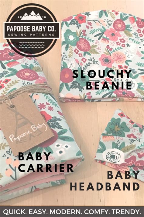 Baby Carrier Sewing Pattern PDF 2 FREE Bonus Sewing Patterns - Etsy