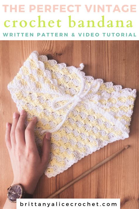 Bandana Crochet Free Pattern Web Free Crochet Bandana Pattern Tutorial. - Printable Templates Free