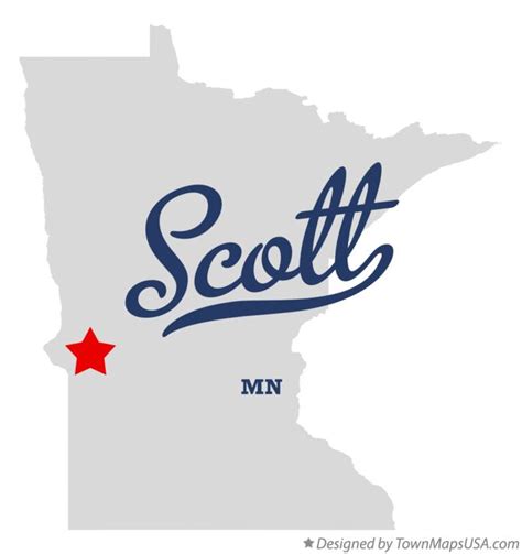 Map of Scott, MN, Minnesota