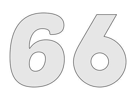 Printable Number Template Large Printable Numbers,, 56% OFF