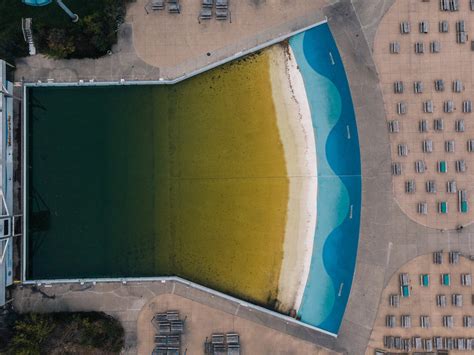 Picture of Wading Pool Off Season Aerial — Free Stock Photo