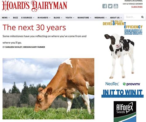 Hoard's Dairyman - Next 30 Years - Guernsey Dairy Mama