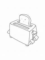 Toaster Coloring Page Coloring Pages sketch template