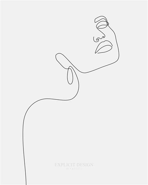 Pin by Antonia on Art Drawings | Face art drawing, Minimalist drawing, Aesthetic drawing