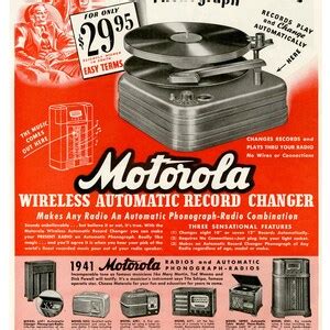 Curated Nostalgia Collection 100 Vintage Electronics Ads TV, Radio, Hifi 1930's-50's Ad Graphics ...