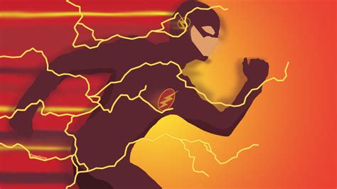 The Flash Silhouette Wallpaper by speedaroo on DeviantArt