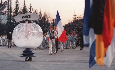 Albertville, France, hosted in 1992, when human snow globes walked the ...