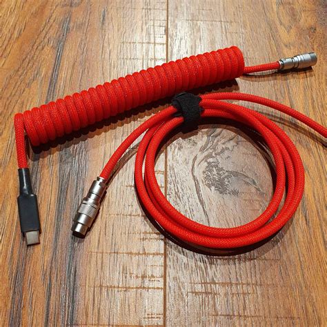 YC8 Custom coiled artisan usb c cable for mechanical keyboards | Etsy