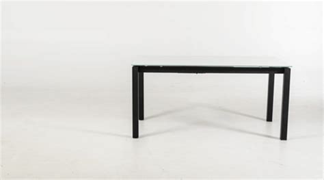 Commix Modern Extendable Glass Dining Table