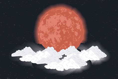 blood moon phase 3688640 Vector Art at Vecteezy