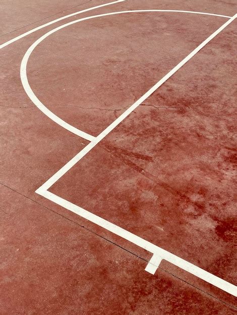 Premium Photo | Basketball court lines