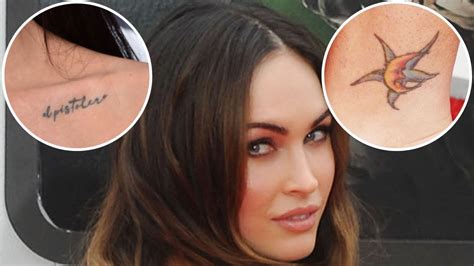 Megan Fox Tattoos: Ankle, Pelvis, Back, More Tattoo Photos | Life & Style