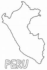 Peru Map And Flag Coloring Page  Free Printable Pages For Kids sketch template
