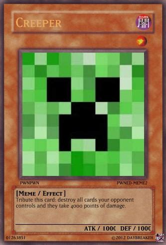 Creeper yugioh card by Daybreakeh on DeviantArt