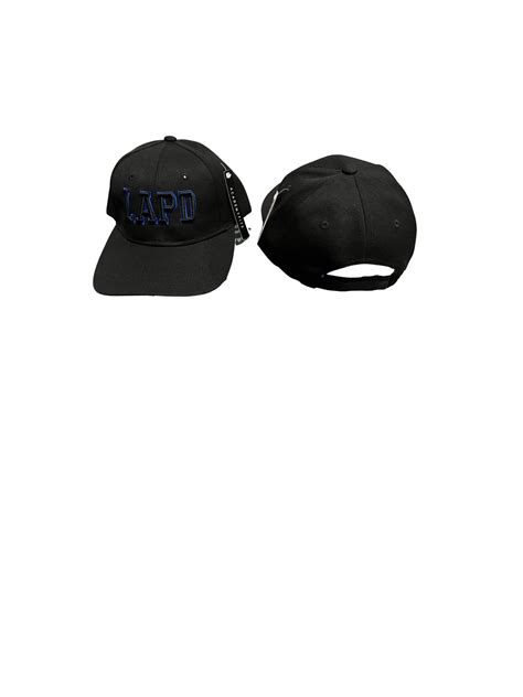 LAPD Hat Black with Blue — Los Angeles Police Museum