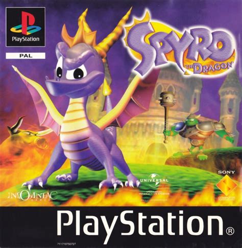 Spyro the Dragon (1998) PlayStation box cover art - MobyGames