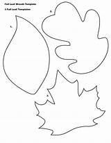 Fall Leaf Template  coloring Page template Printable sketch template