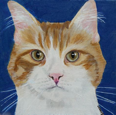 The Friday Art Cat: George the Turkish Van FRIDAY ART CAT – George the Turkish Van I painted ...