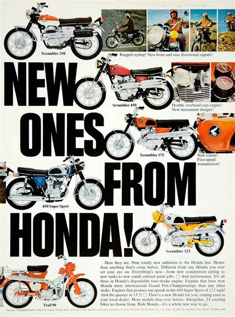 Pin by Jason Combs on Motorcycle Arts & Ads | Vintage honda motorcycles, Honda motorcycles, Bike ...