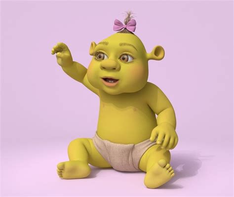 ArtStation - Ogre Baby - Shrek The Third (DreamWorks), Cristian ...