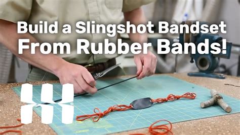 Chained Rubber Band Slingshot Bands Tutorial - YouTube