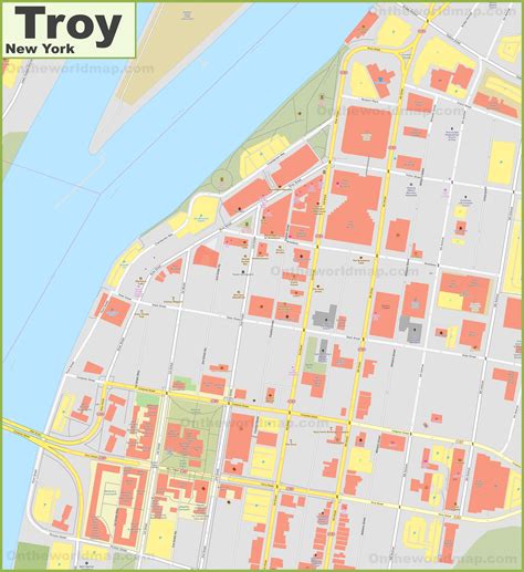 City Of Troy Map