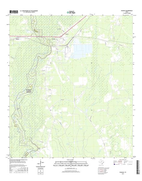 MyTopo Evadale, Texas USGS Quad Topo Map