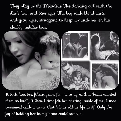 Peeta & katniss's children Mockingjay epilogue. | Hunger games, Hunger games quotes, Hunger ...