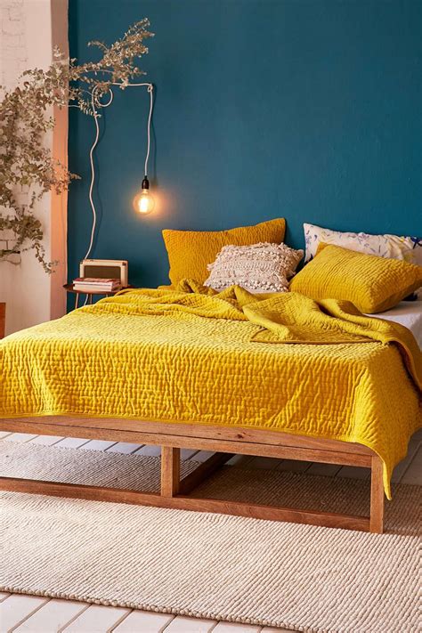Bookmark this for 18 ways to decorate with the new ochre color trend. Home Interior, Bedroom ...