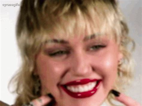 Miley Cyrus Red Lipstick