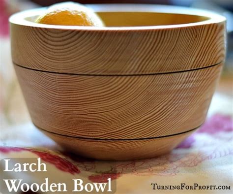 Wooden Bowl - Larch | Turning for Profit | Woodturning | Lathe