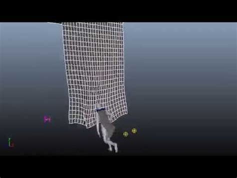 Maya - 3D Cloth Simulation - YouTube