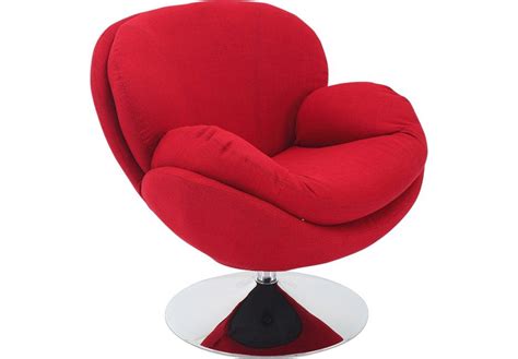 Ashbrook Red Accent Swivel Chair Black Dining Room Chairs, Scandinavian Dining Chairs ...