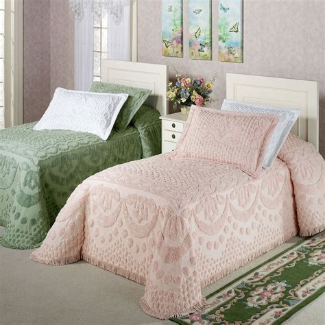 Kingston Solid Color Lightweight Chenille Bedspreads